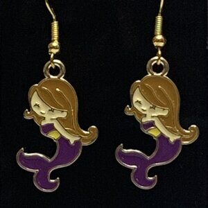 Mermaid Earring, Mermaid Jewelry, Nautical Earring, Gift Idea, Silly Earrings